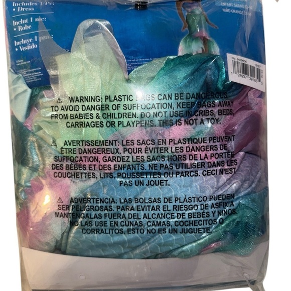 Halloween Costume Disney Ariel Little Mermaid - Picture 2 of 4